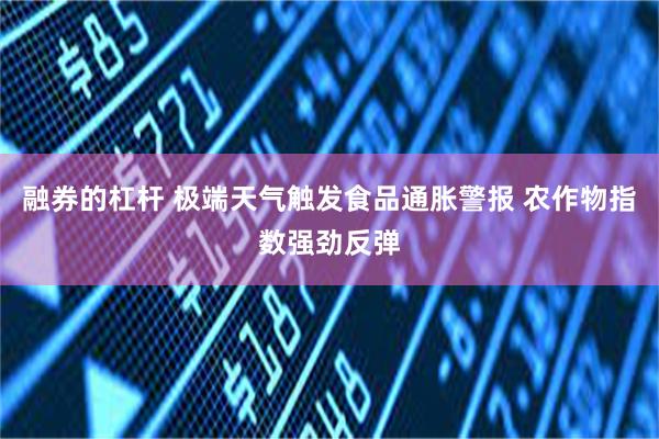 融券的杠杆 极端天气触发食品通胀警报 农作物指数强劲反弹
