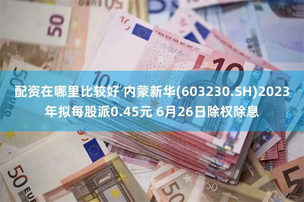 配资在哪里比较好 内蒙新华(603230.SH)2023年拟每股派0.45元 6月26日除权除息