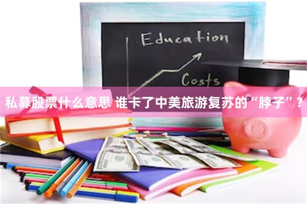 私募股票什么意思 谁卡了中美旅游复苏的“脖子”？