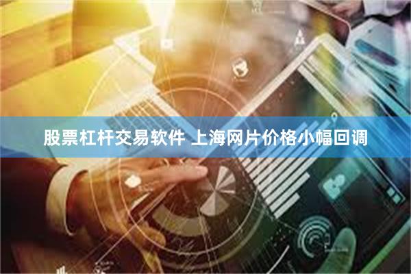 股票杠杆交易软件 上海网片价格小幅回调