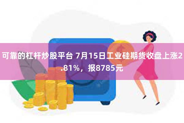 可靠的杠杆炒股平台 7月15日工业硅期货收盘上涨2.81%，报8785元