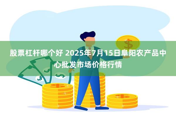 股票杠杆哪个好 2025年7月15日阜阳农产品中心批发市场价格行情