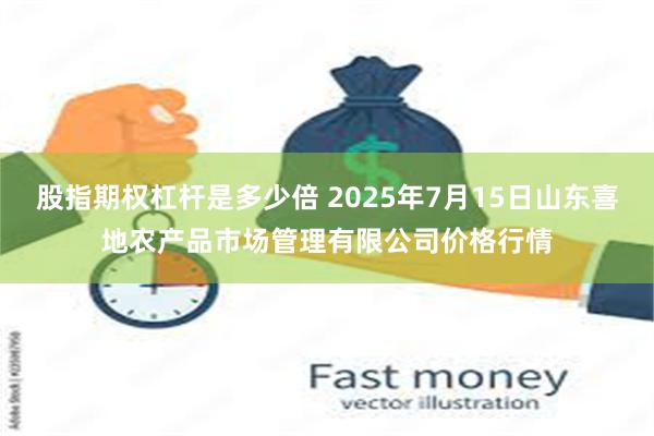 股指期权杠杆是多少倍 2025年7月15日山东喜地农产品市场管理有限公司价格行情