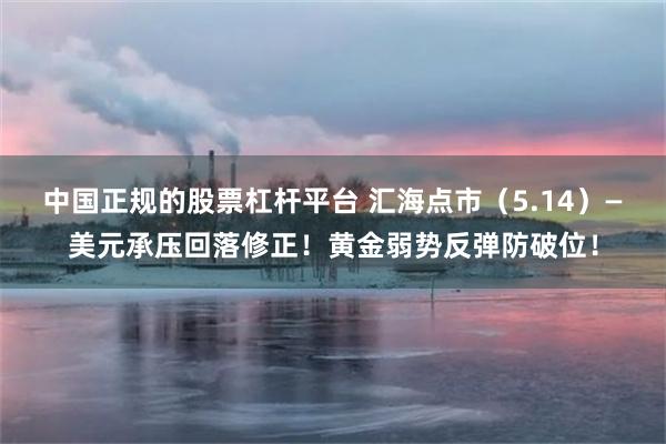 中国正规的股票杠杆平台 汇海点市（5.14）—美元承压回落修正！黄金弱势反弹防破位！