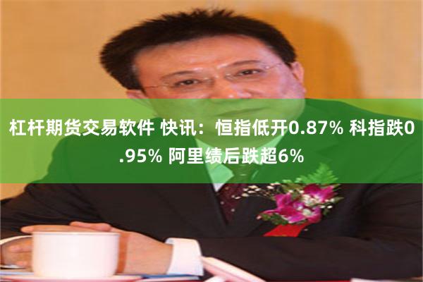 杠杆期货交易软件 快讯：恒指低开0.87% 科指跌0.95% 阿里绩后跌超6%
