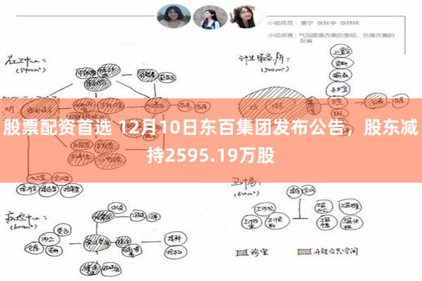 股票配资首选 12月10日东百集团发布公告，股东减持2595.19万股
