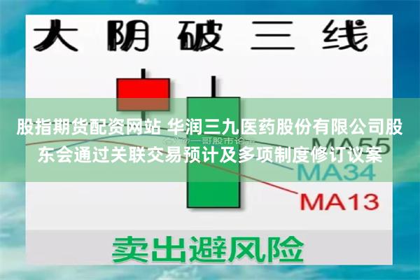 股指期货配资网站 华润三九医药股份有限公司股东会通过关联交易预计及多项制度修订议案