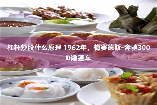 杠杆炒股什么原理 1962年，梅赛德斯-奔驰300D敞篷车