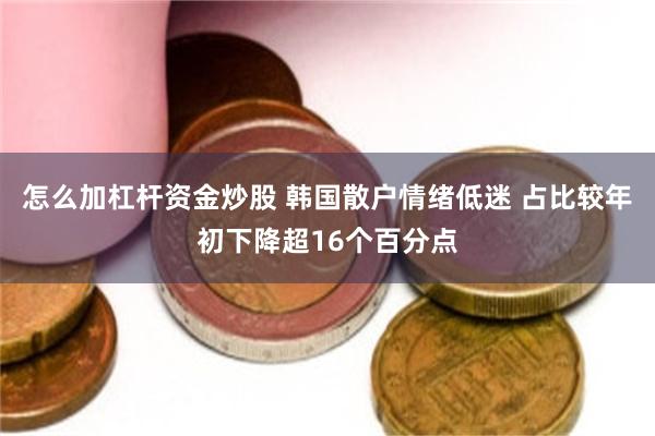 怎么加杠杆资金炒股 韩国散户情绪低迷 占比较年初下降超16个百分点