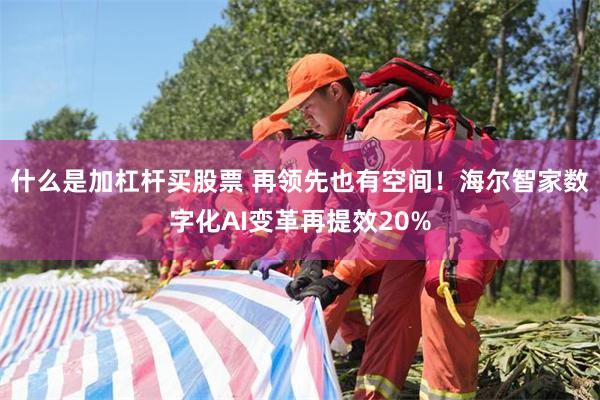 什么是加杠杆买股票 再领先也有空间！海尔智家数字化AI变革再提效20%