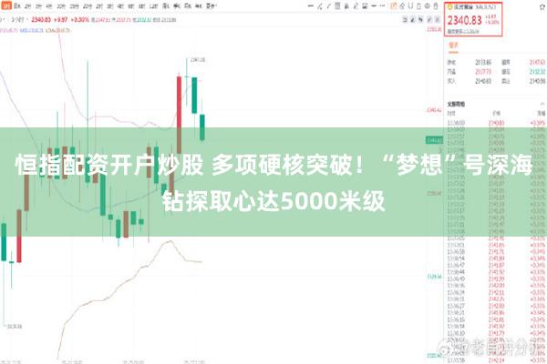 恒指配资开户炒股 多项硬核突破！“梦想”号深海钻探取心达5000米级